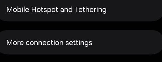 4. Pilih “More Connection” (Koneksi Lainnya)
