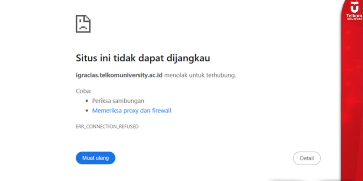 Cara Mengatasi Kendala Akses Domain Telkom University (iGracias, SITU, SSO, LMS dll)