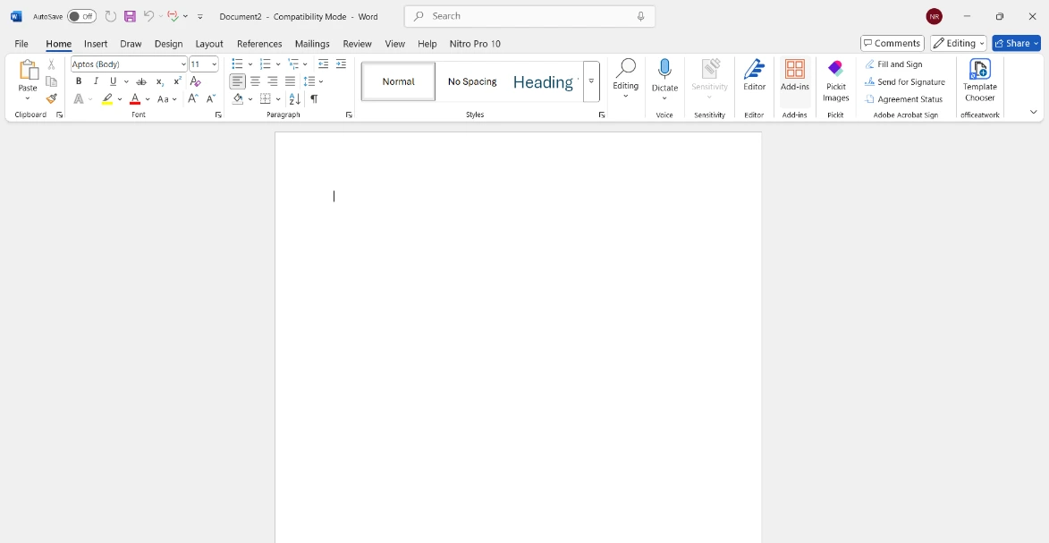 Pastikan Microsoft Word sudah terinstal, lalu jalankan aplikasinya. Pastikan Microsoft Word sudah terinstal, lalu jalankan aplikasinya.