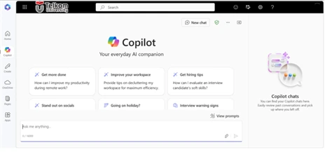 Setelah itu, ikon Copilot akan muncul di panel kiri dan dapat langsung digunakan. Setelah itu, ikon Copilot akan muncul di panel kiri dan dapat langsung digunakan.