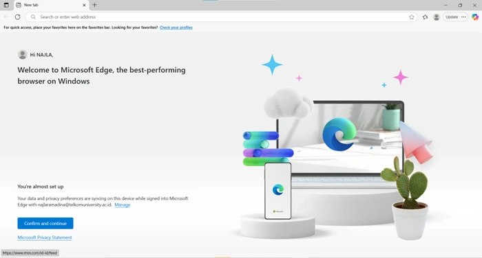 Klik ikon Copilot yang terdapat di kanan atas browser Bing. Klik ikon Copilot yang terdapat di kanan atas browser Bing.