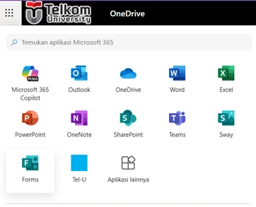Buka Aplikasi Microsoft Forms Buka Aplikasi Microsoft Forms