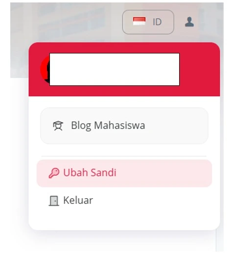Pilih Menu “Ubah Sandi” di Profil Pilih Menu “Ubah Sandi” di Profil